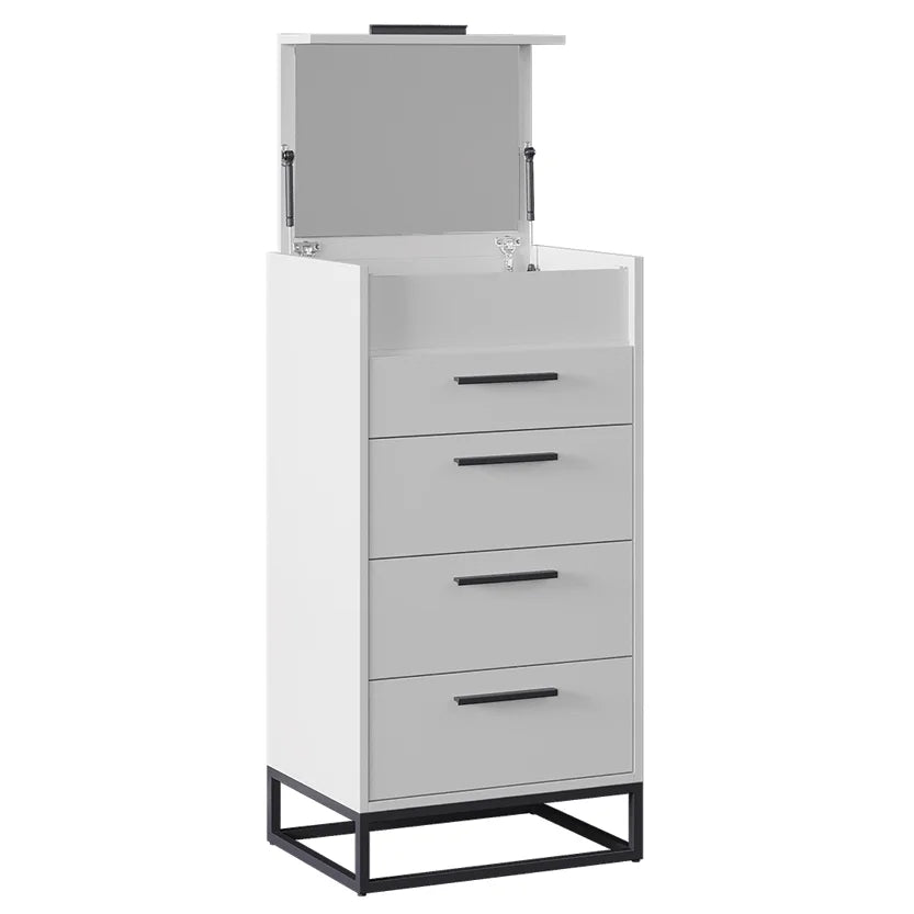 Almila™ Legend Moon High Dresser Ult_White - Kids Furniture - Teen Furniture - US - Dresser