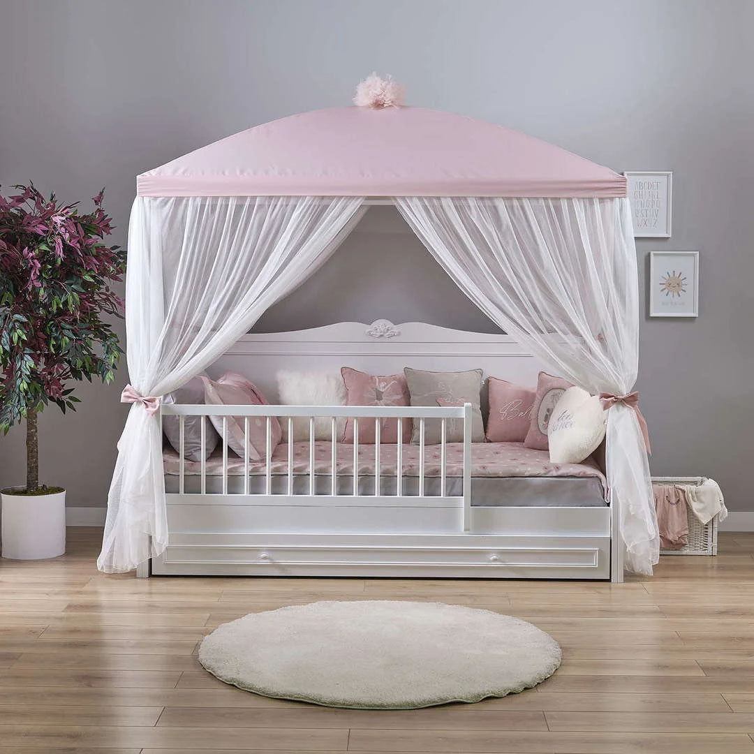 Almila™ Mosquito Net Flower Compatible With Sofa Canopy Conv. Set Ult_White - furniture - kids furniture - teen furniture - USA – sofa