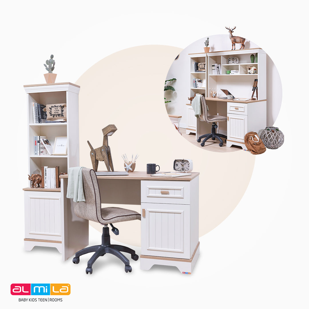  Almila™ Monte Study Desk - Kids Furniture - Teen Furniture - US - Study Desk - Desk