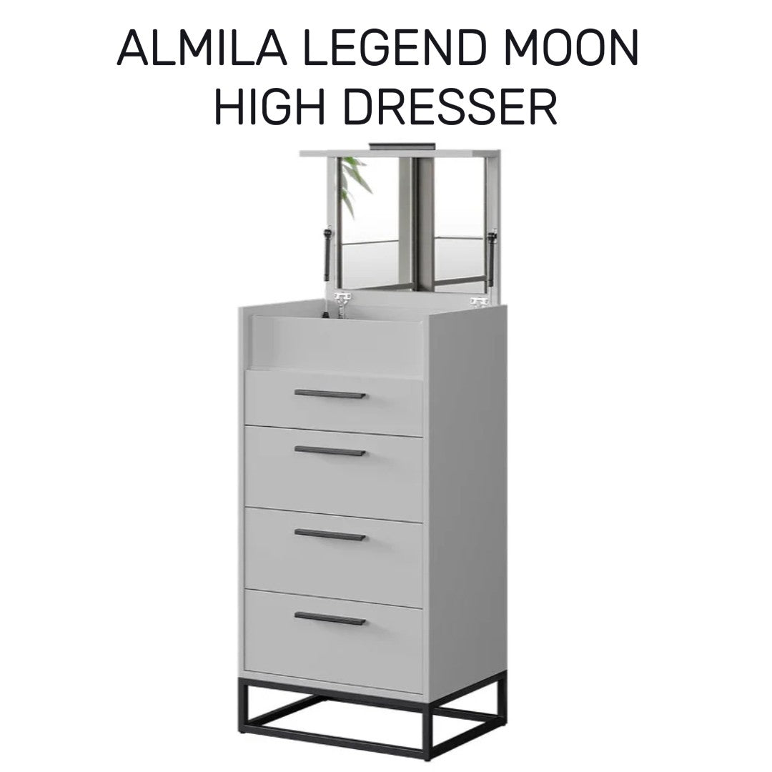  Almila™ Legend Moon High Dresser Ult_White - Kids Furniture - Teen Furniture - US - Dresser