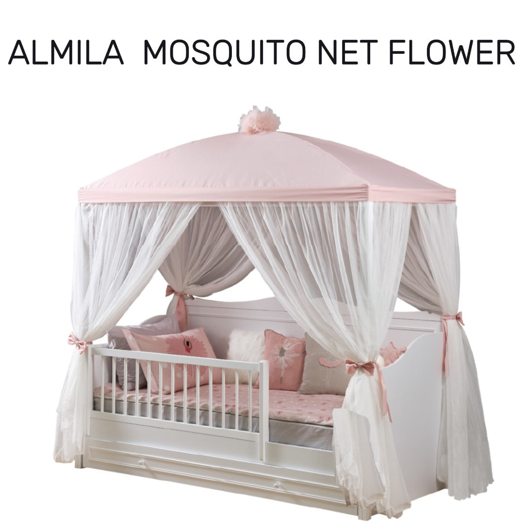 Almila™ Mosquito Net Flower Compatible With Sofa Canopy Conv. Set Ult_White - furniture - kids furniture - teen furniture - USA – sofa