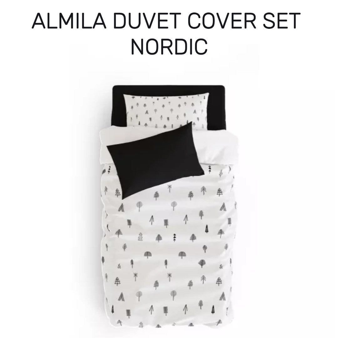 Almila™ Duvet Cover Set Nordic - furniture - kids furniture - teen furniture - USA – duvet