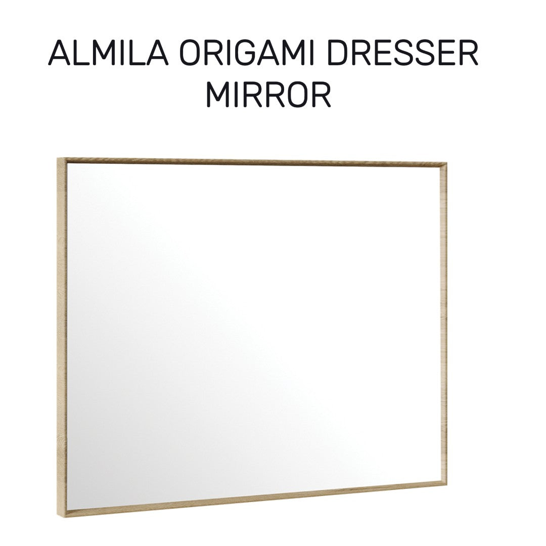 Almila™ Origami Dresser Mirror - Kids Furniture - Teen Furniture - US - Dresser Mirror