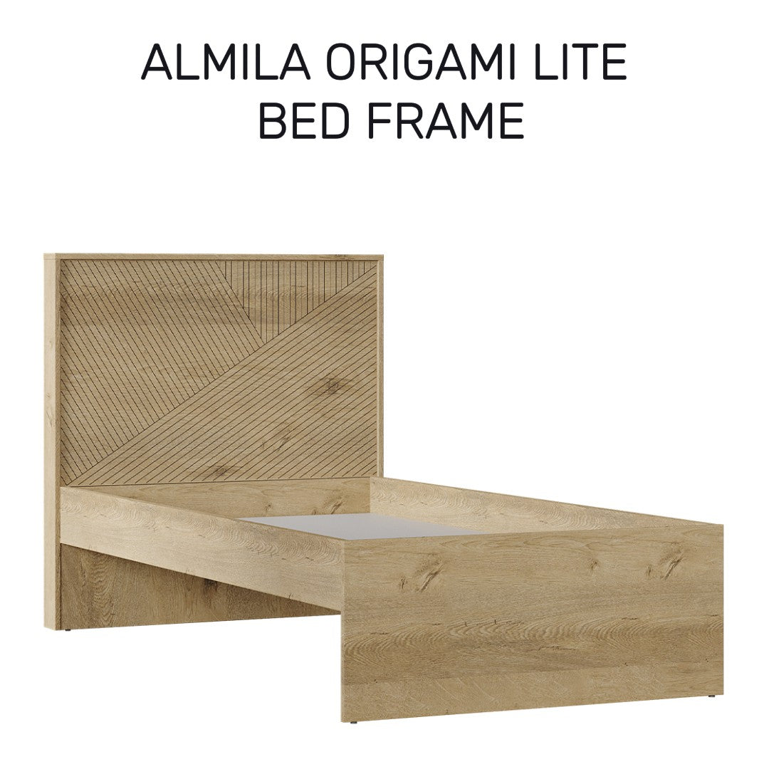 Almila™ Origami 38"x75" Lite Bed Frame - Kids Furniture - Teen Furniture - US - Bed Frame