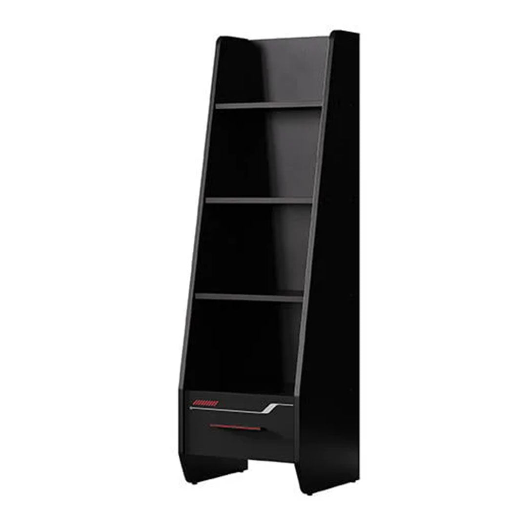 Almila™ Roox Bookshelf Black - furniture - kids furniture - teen furniture - USA - bookshelf