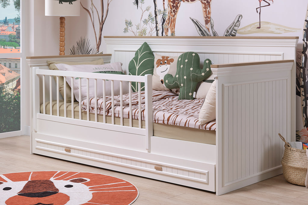 Almila™ Valla de seguridad para cama infantil Unimodel en U individual