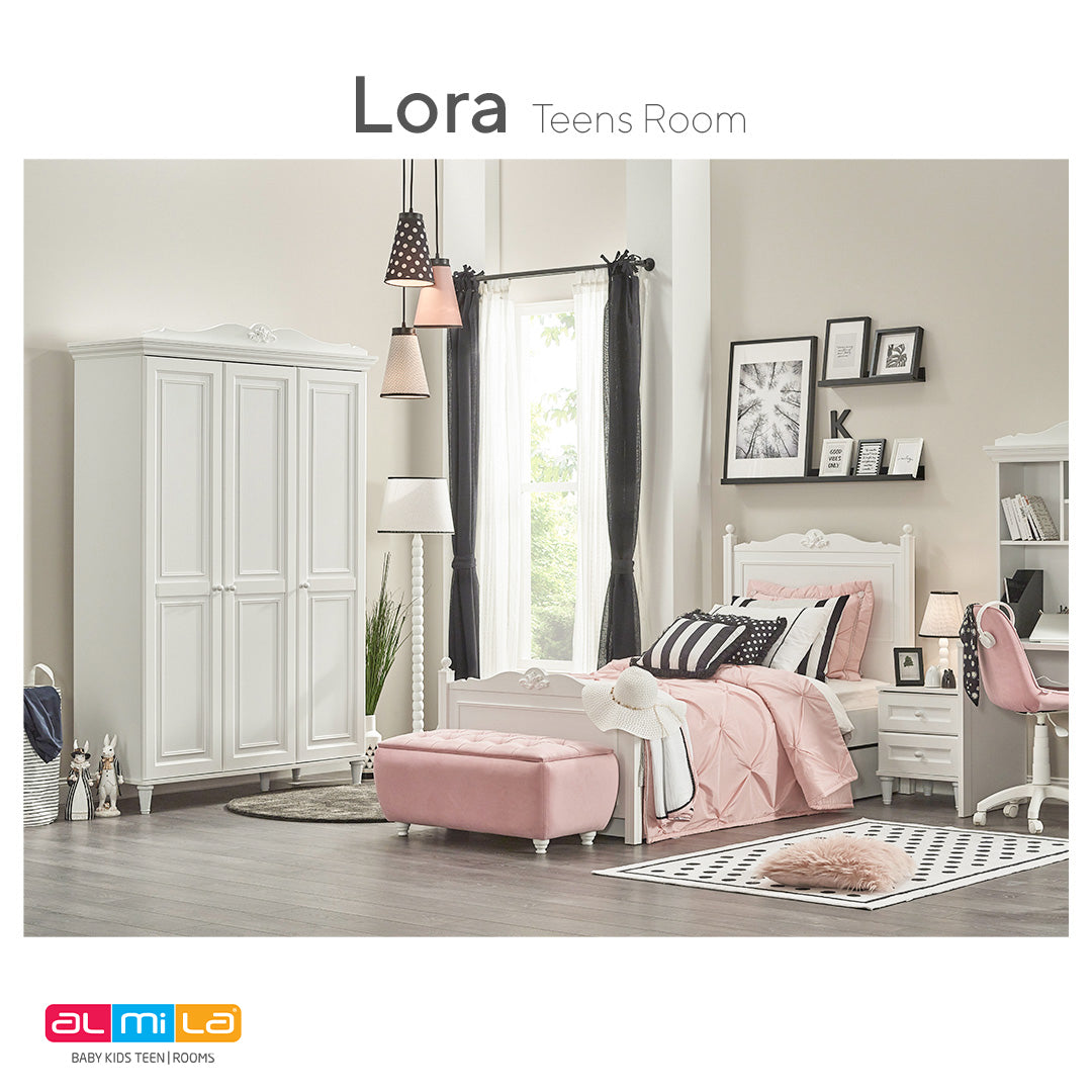 Almila™ Lora 38"x75" Bed Frame - furniture - kids furniture - teen furniture - USA - bed frame