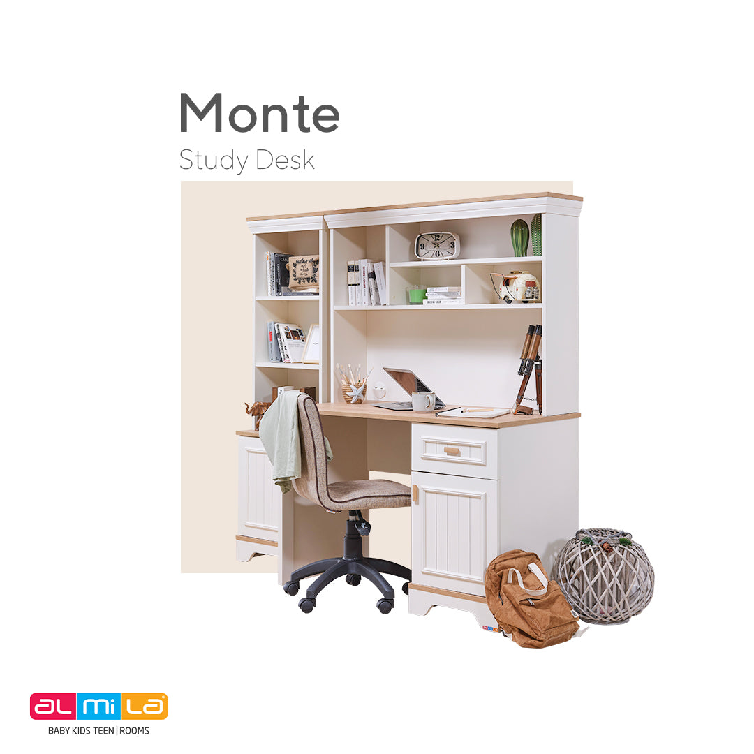 Almila™ Monte Study Desk - Kids Furniture - Teen Furniture - US - Study Desk - Desk