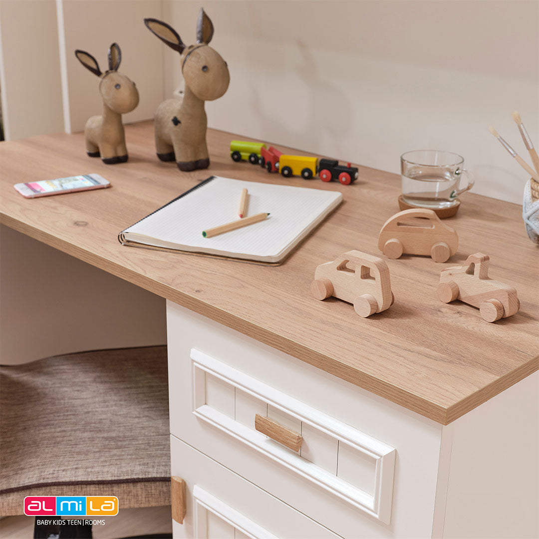  Almila™ Monte Study Desk - Kids Furniture - Teen Furniture - US - Study Desk - Desk