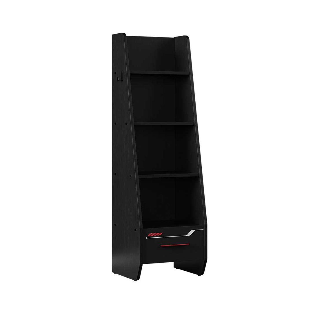 Almila™ Roox Bookshelf Black - furniture - kids furniture - teen furniture - USA - bookshelf